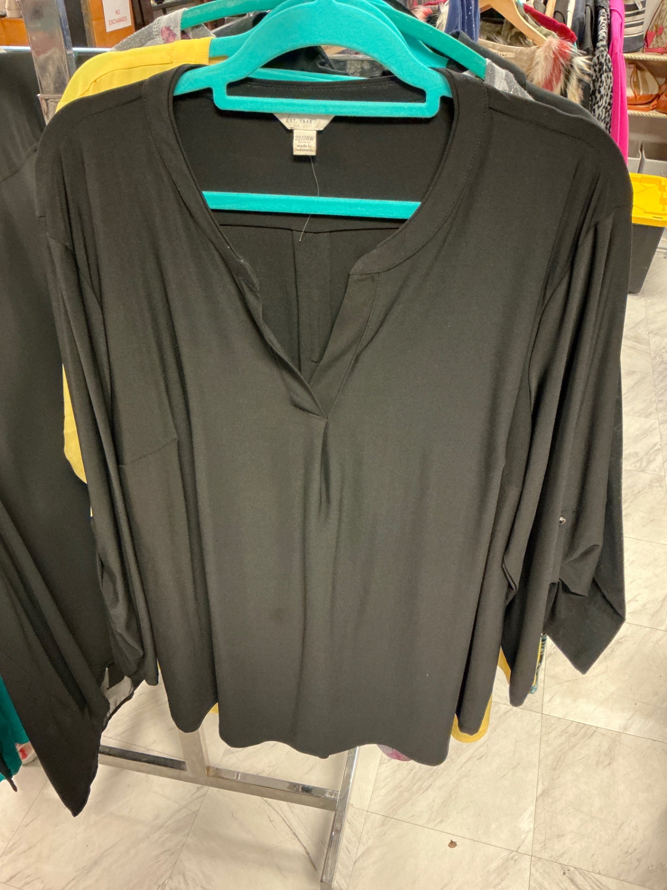 Unknown Blouse 22/24 Black