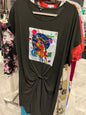 Top Fashion Tunic 1X Black