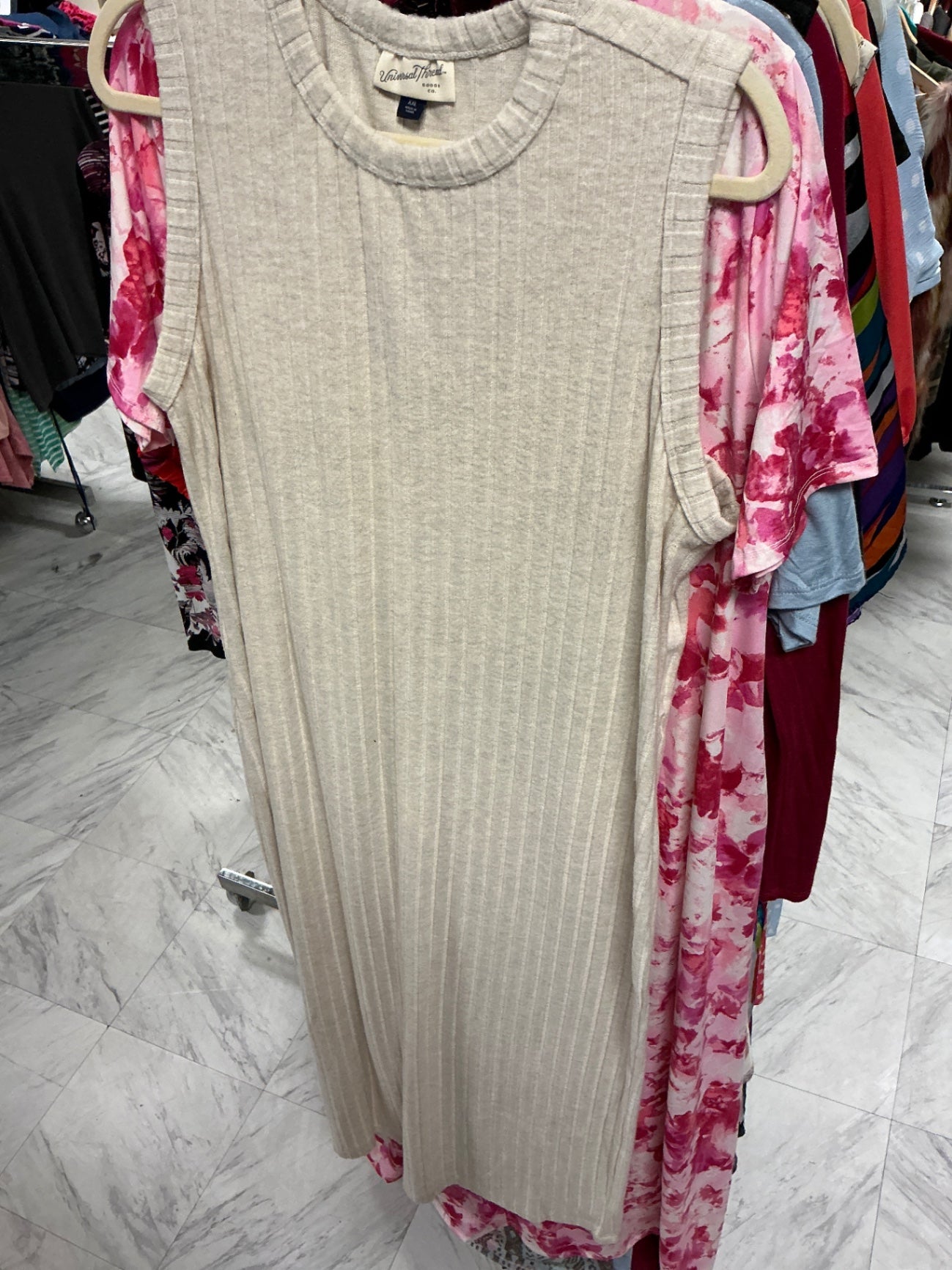 Universal Thread Sleeveless Dress XXL Beige