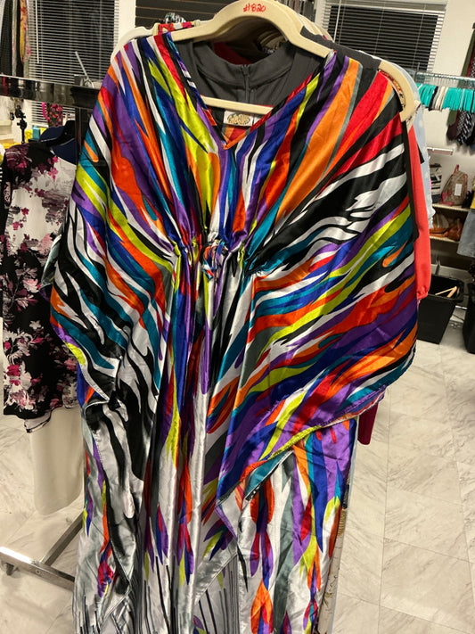 Collections Etc Kaftan O/S Multicolor