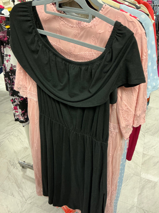 Pinc Dress 2X Black