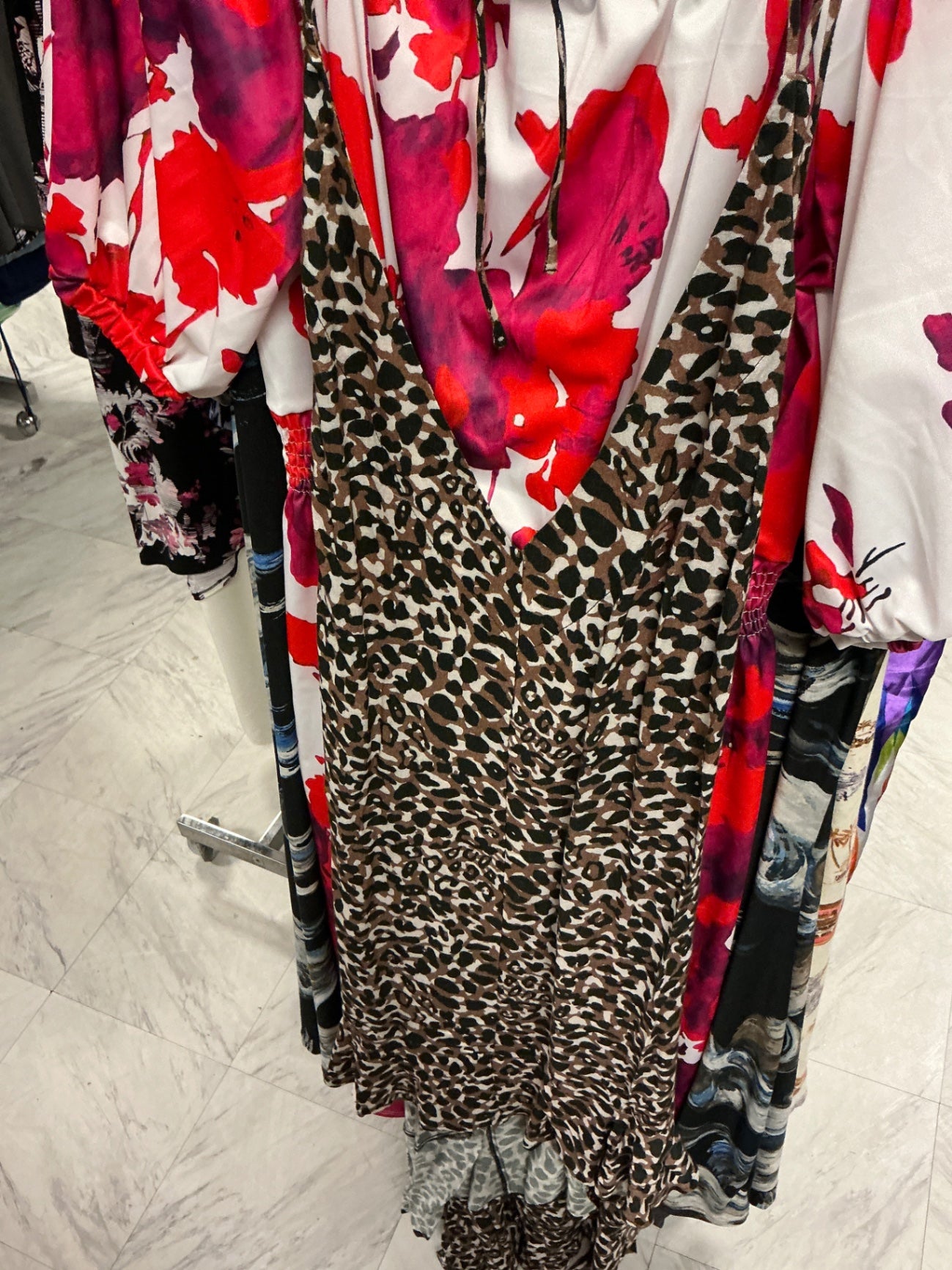 ELOQUII Dress 26/28 Leopard Print NWT