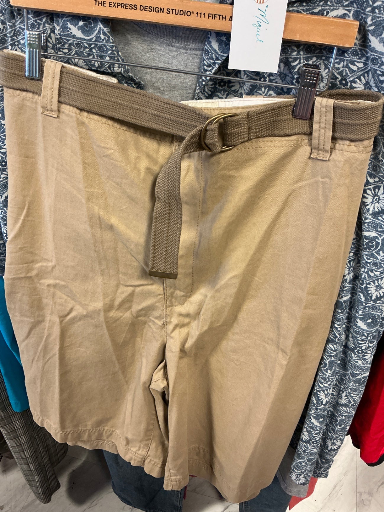 True Nation Shorts 60 Beige NWT