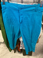 St. John's Bay Capri Pants 22W Blue