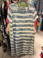 Monroe & Main Dress XL White and Blue