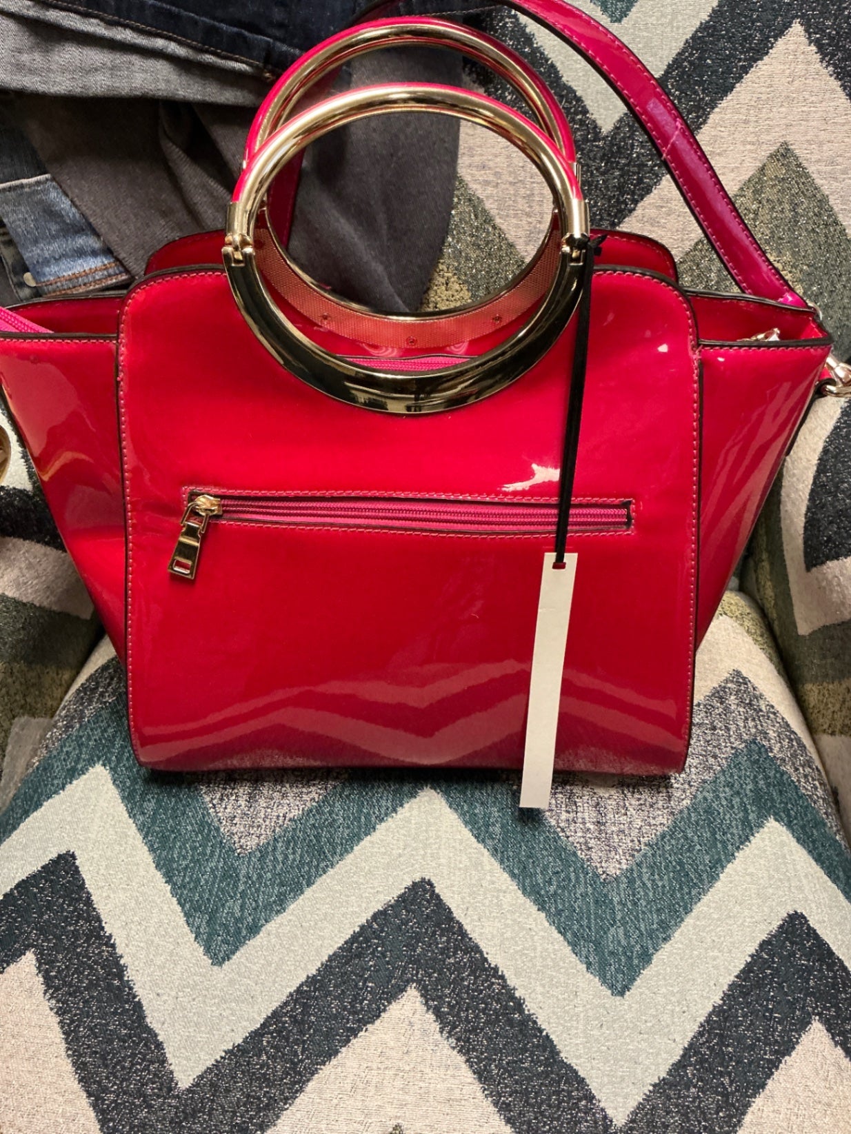 La Terre Fashion Handbag Pink NWT