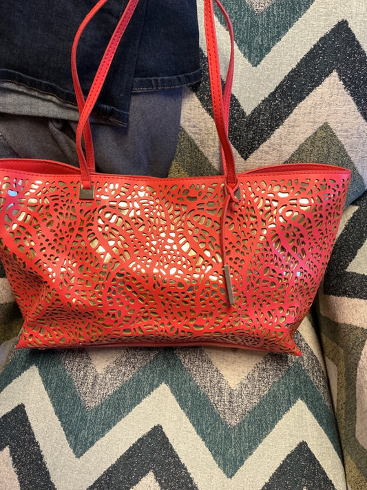 Ivanka Trump Handbag Coral and Gold