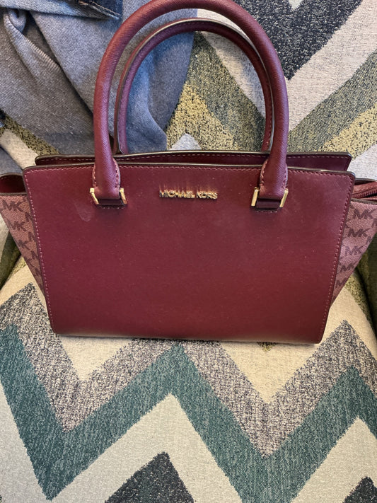 Michael Kors Handbag Burgundy