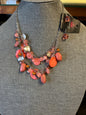 Paparrazi Necklace Coral NWT