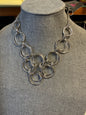 Paparazzi Necklace 2 pc Set Silver NWT