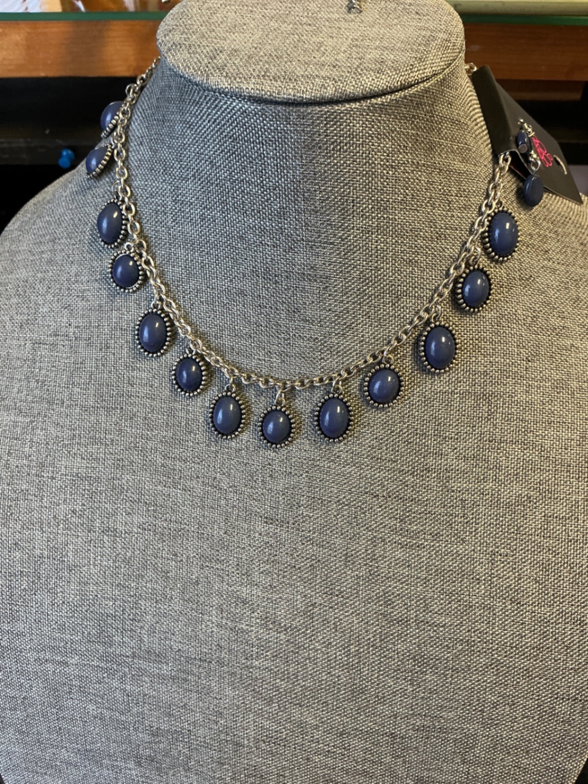 Paparazzi Necklace 2 pc Set Blue NWT