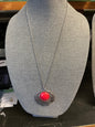 Paparazzi Necklace 2 pc Set Red and Silver NWT