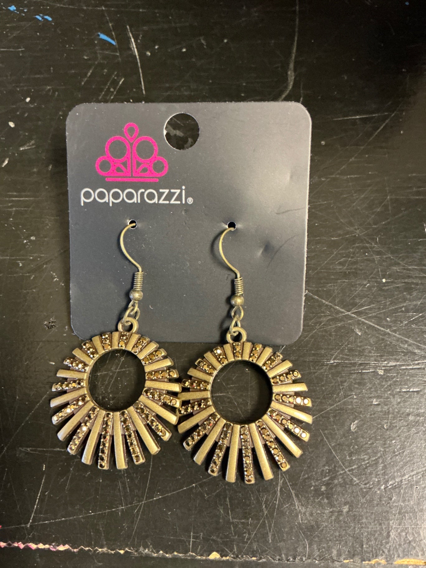 Paparazzi Earrings Gold NWT
