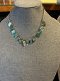 Paparazzi Necklace 2 pc Set Blue and Silver NWT