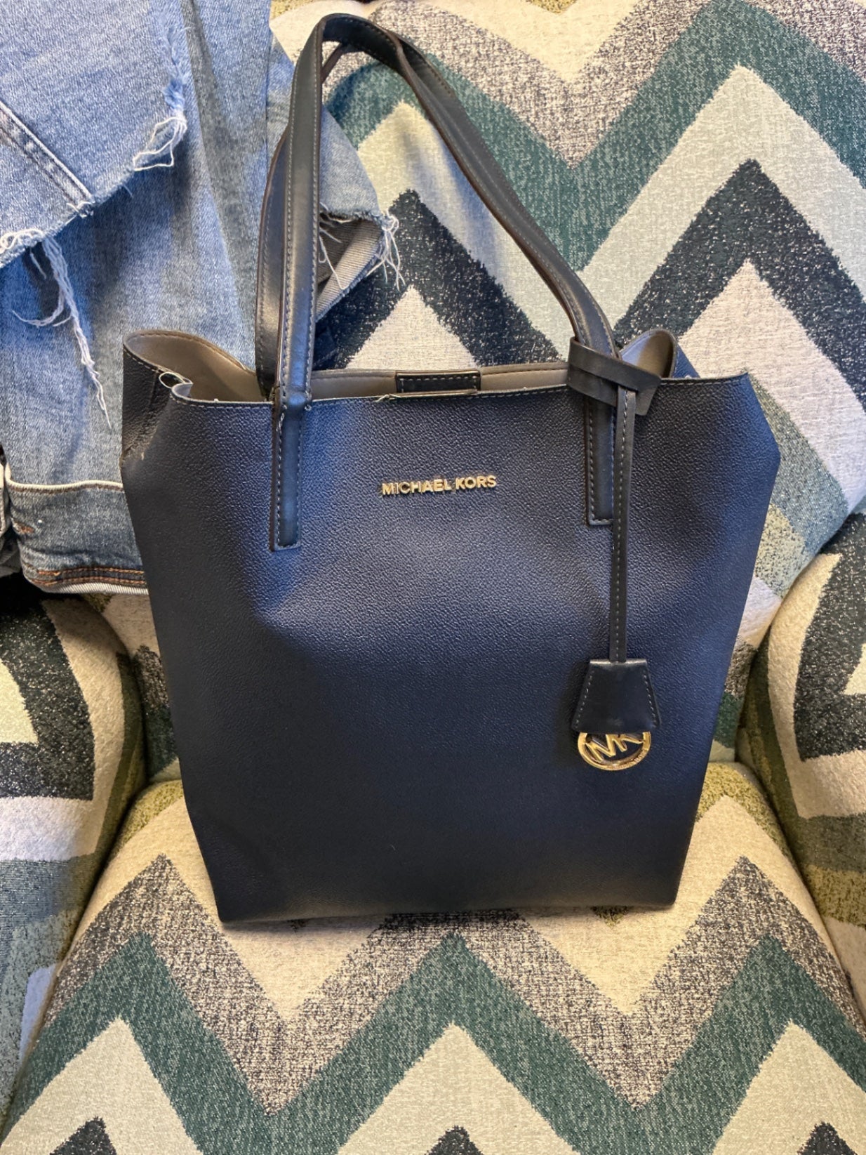 Michael Kors Tote Bag Navy