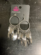 Paparazzi Earrings Silver NWT