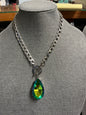 Paparazzi Necklace Multicolor (Green and Yellow)