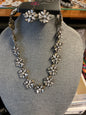 Paparazzi Zi Collection Necklace and Earrings Set Silver NWT