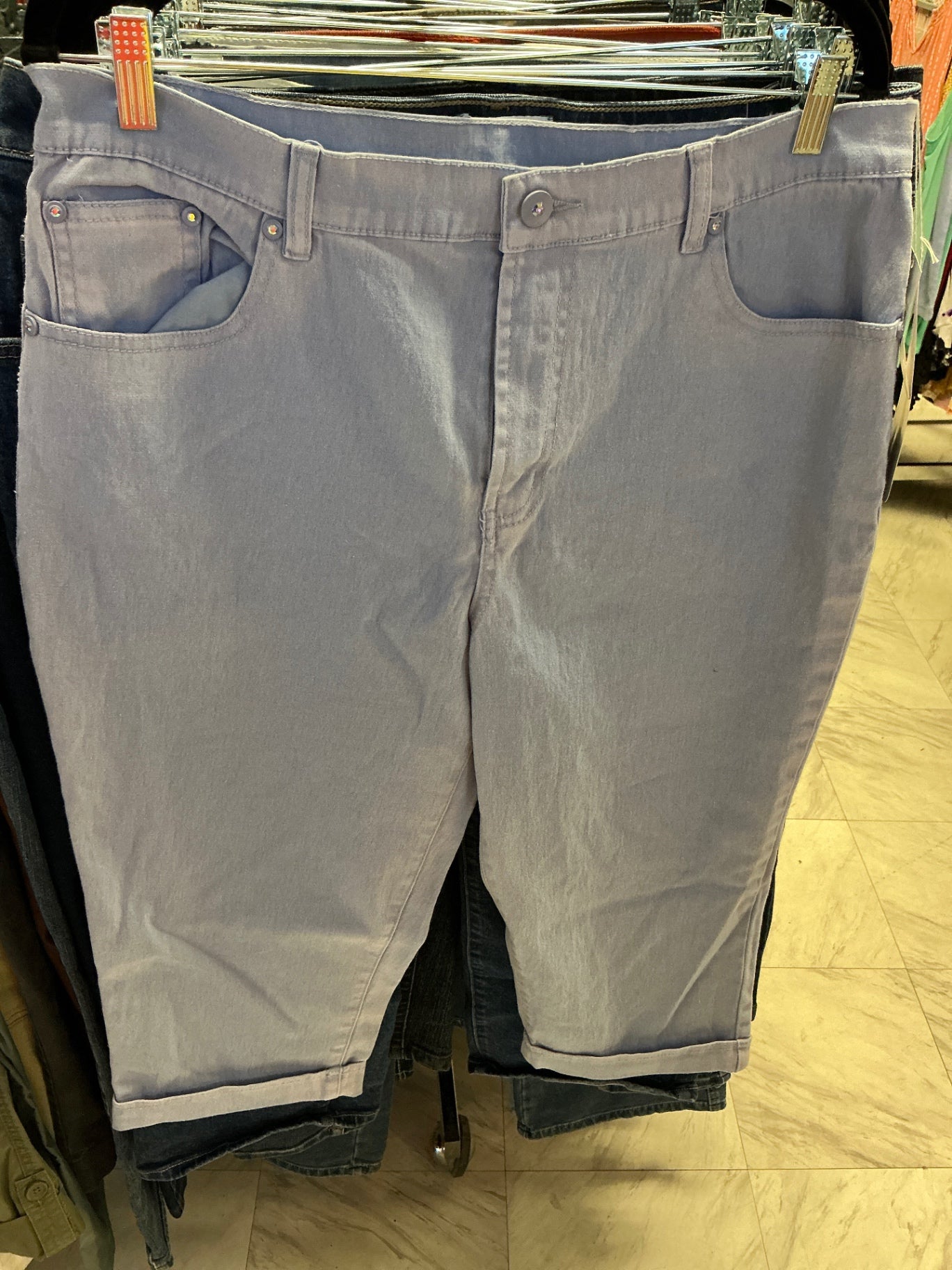 DG2 Capri Pants 16 Light Purple NWT