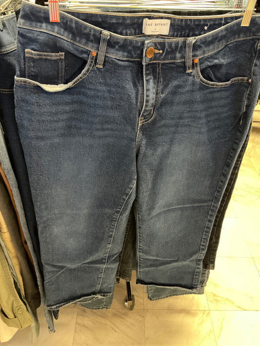 Lane Bryant Capri Pants 16 Dark Blue