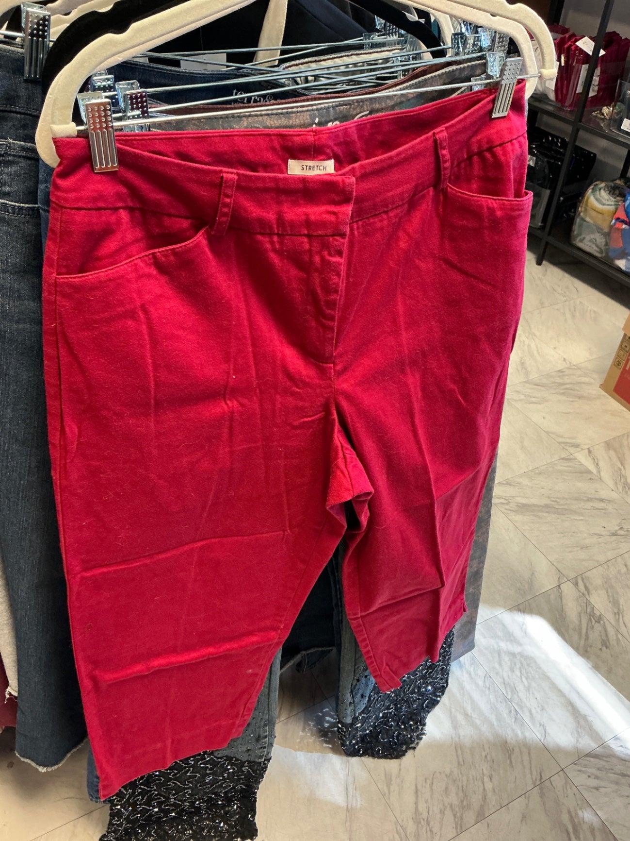 St. John's Bay Pants 12 Red