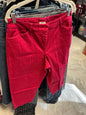 St. John's Bay Pants 12 Red