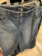 Terra & Sky Capri Jeans 14W Dark Blue