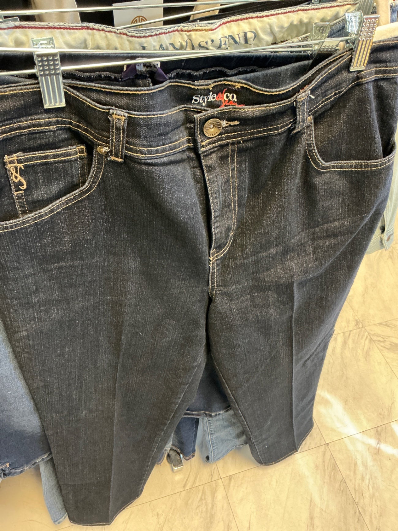 Style & Co. Jeans 14 Dark Blue