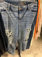 Torrid Distressed Jeans 22R Light Blue