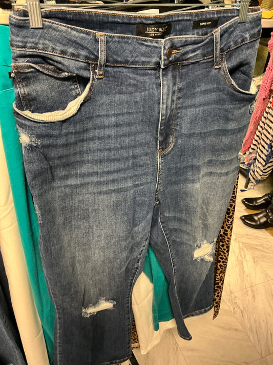 Judy Blue Capri Jeans 24W Dark Blue