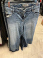 Torrid Embellished Capri Jeans 22 Light Blue