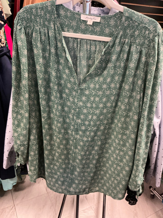Monday Fun Blouse XXL Green
