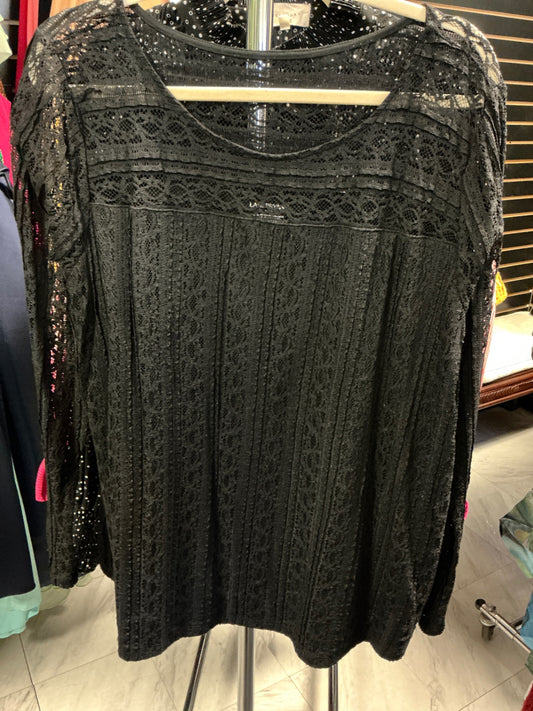Lane Bryant Top 18/20 Black