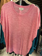 LOFT Short Sleeve Sweater XL Pink