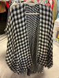Poncho O/S Black and White