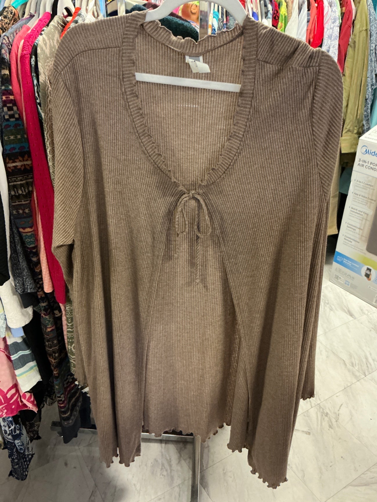 Unknown Cardigan XXXL Brown NWT