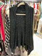 Sleeveless Cardigan O/S Dark Gray