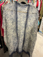 Avenue Kimono O/S White and Blue