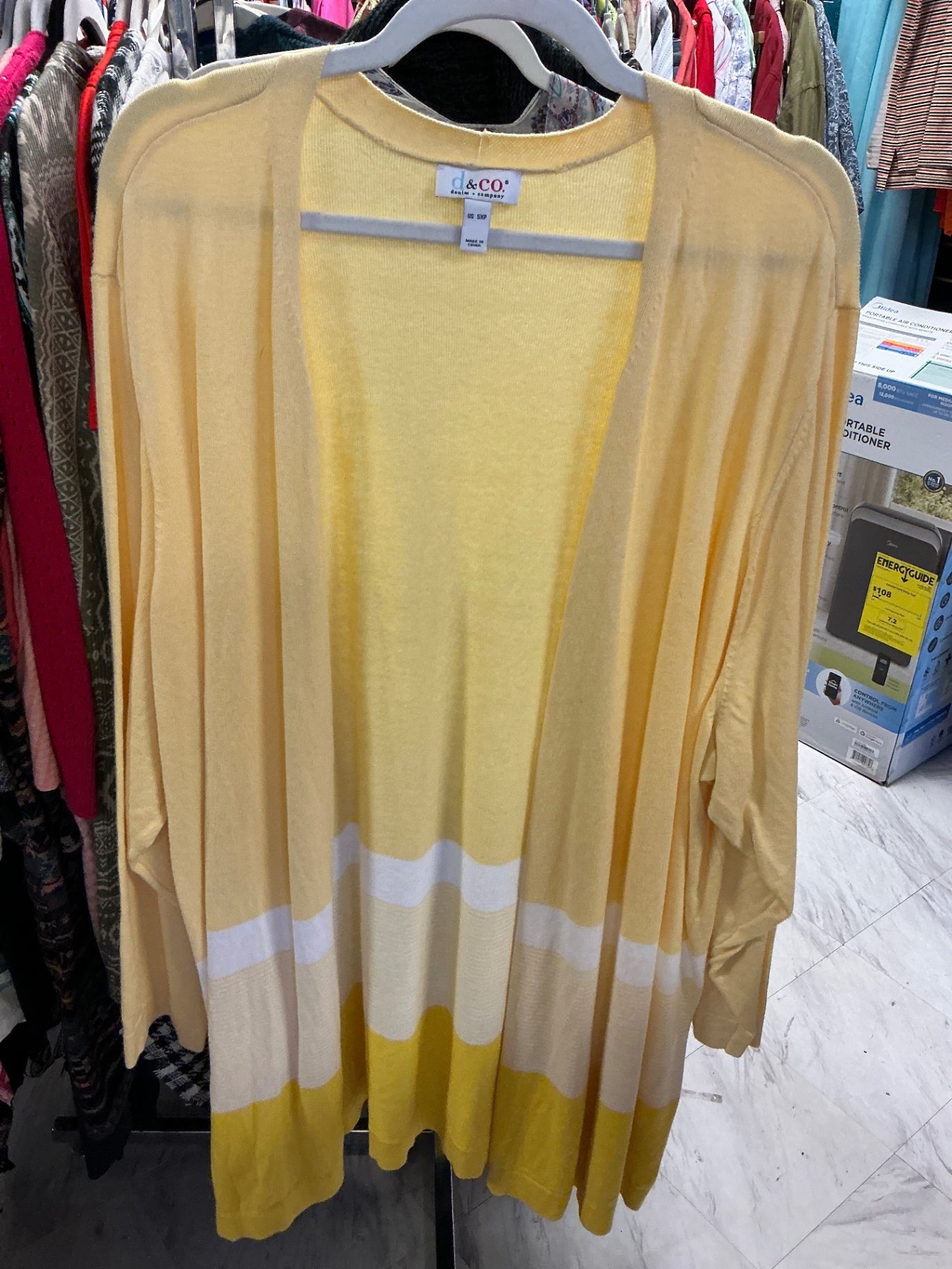 D&Co Cardigan 5XP Yellow