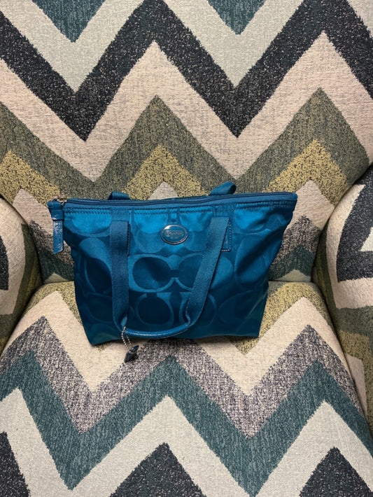 Coach Mini Tote Bag Royal Blue