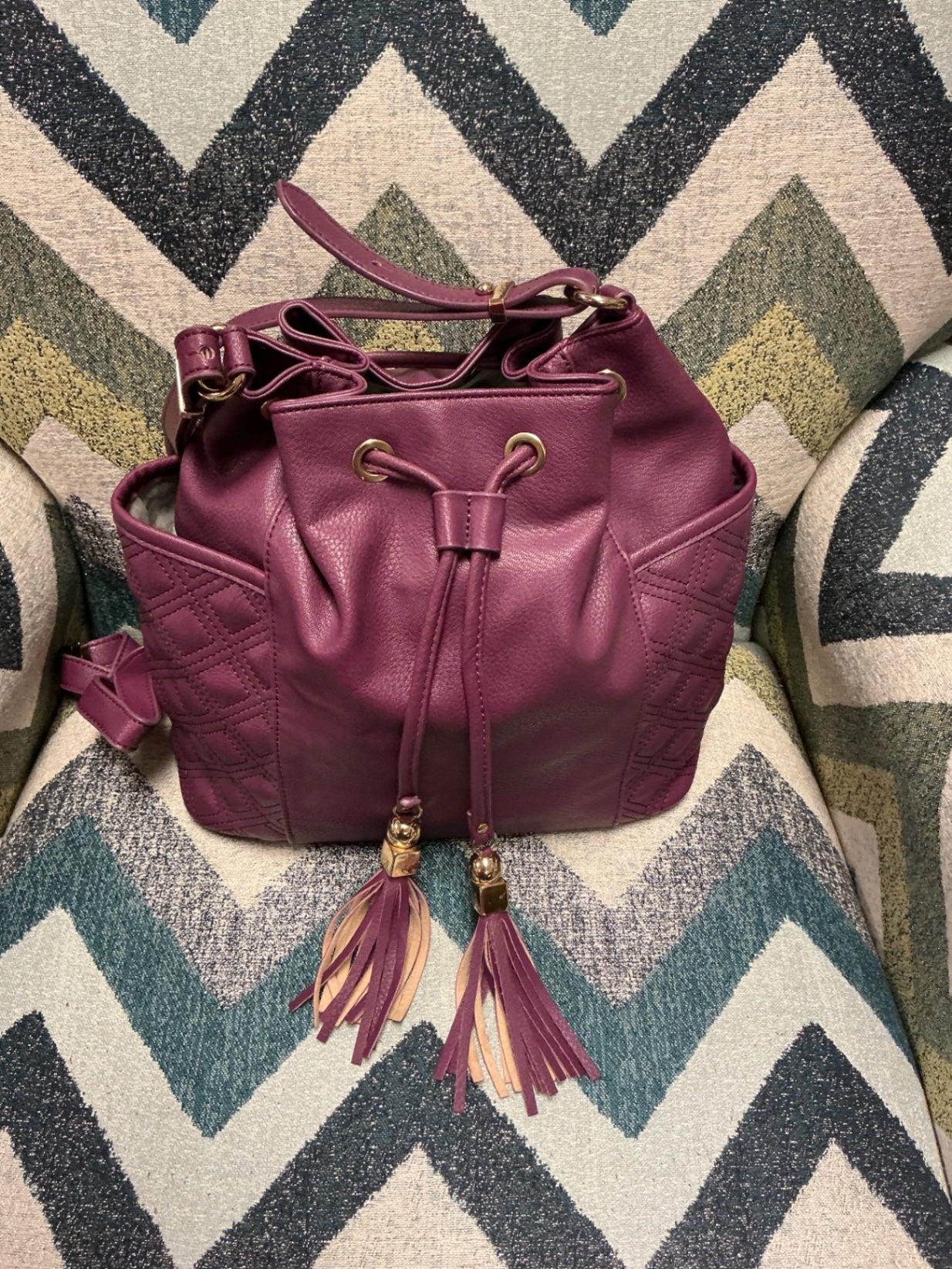 Charming Charlie Handbag Purple