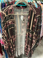 Now N Forever Kimono O/S Multi-color