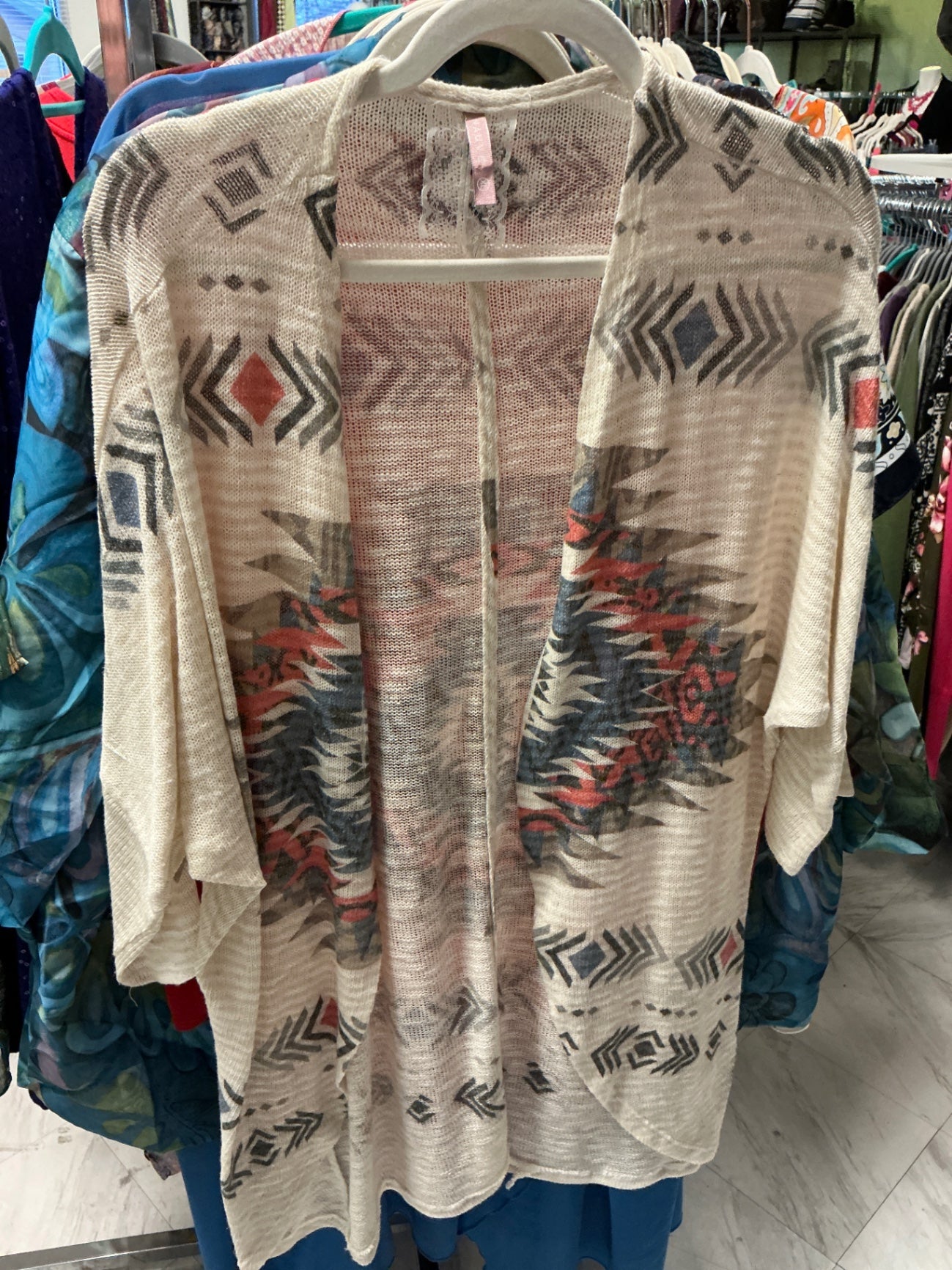 Mauve Cardigan XL Beige