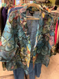 Maggie T's Kimono 3X Multicolor