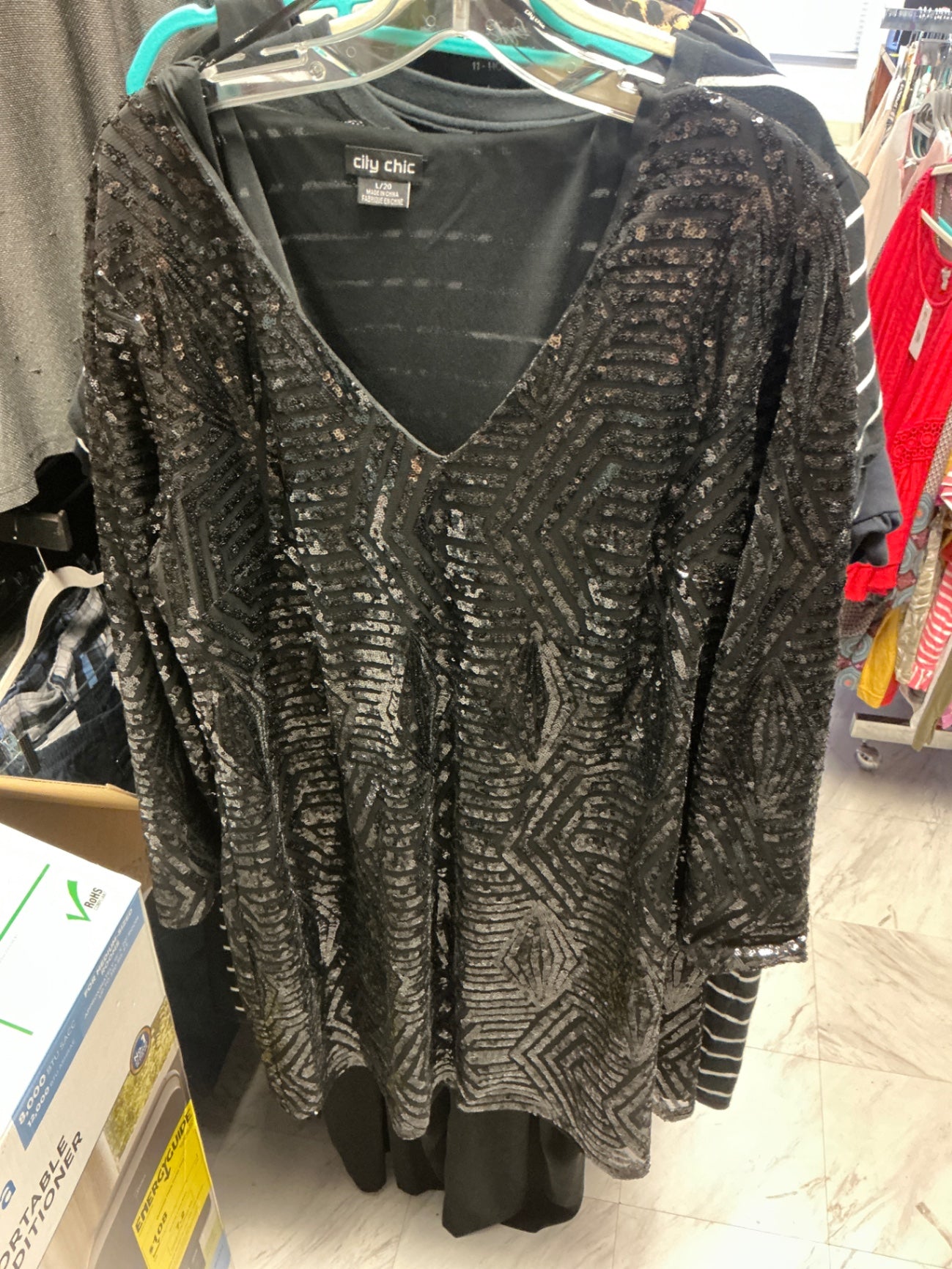 City Chic Top 20 Black