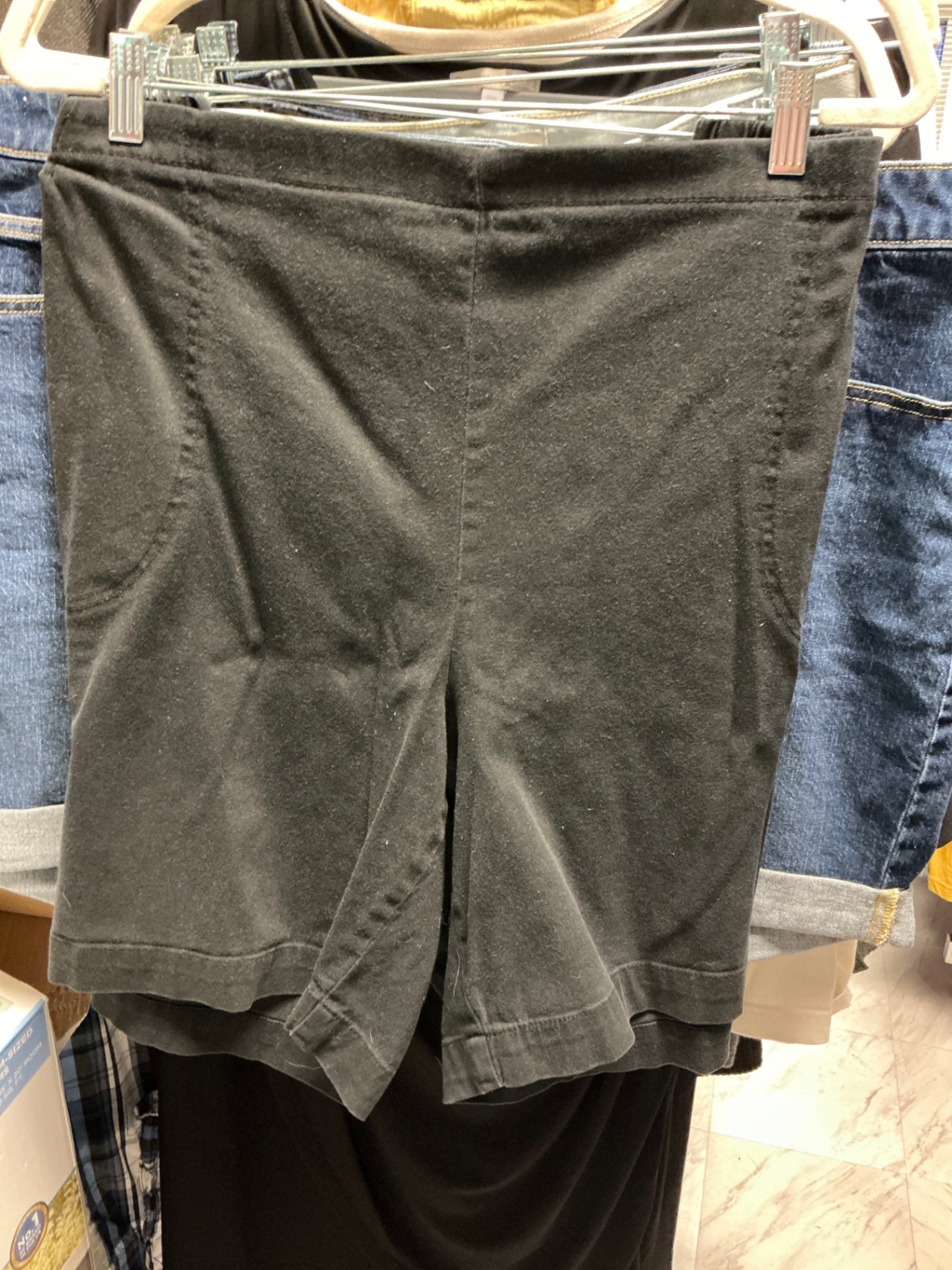 Just My Size Shorts 4X Black