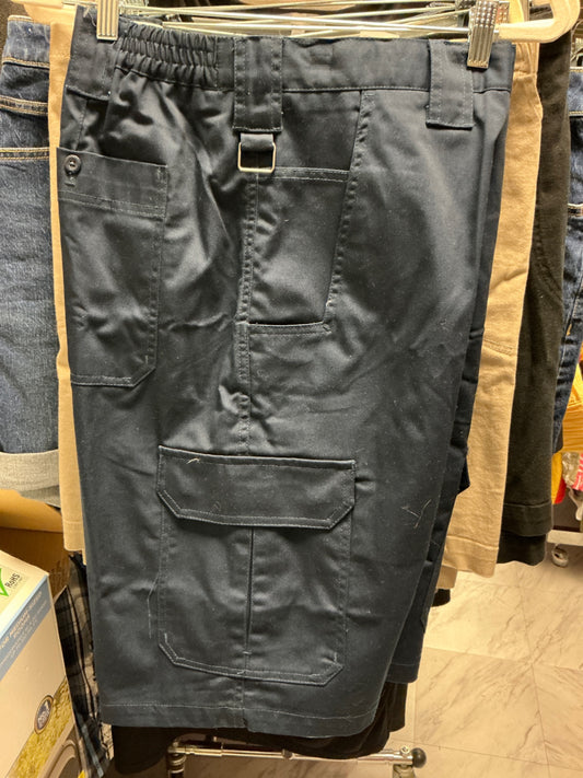 Okeo Tex Cargo Shorts 44 Navy Blue