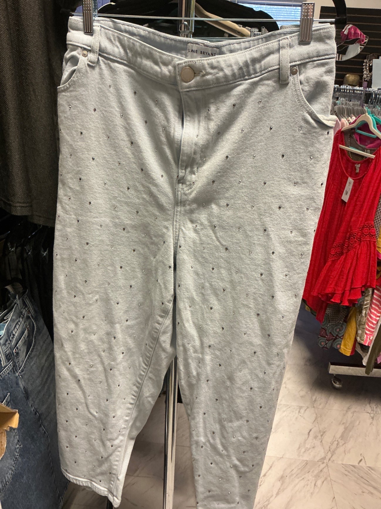 Lane Bryant Capri Pants 24 Light Blue