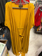 ELOQUII Kimono 22 Mustard Yellow