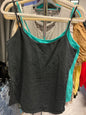 Old Navy Tank Top XL Black and Teal